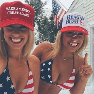 Image result for hotties for trump